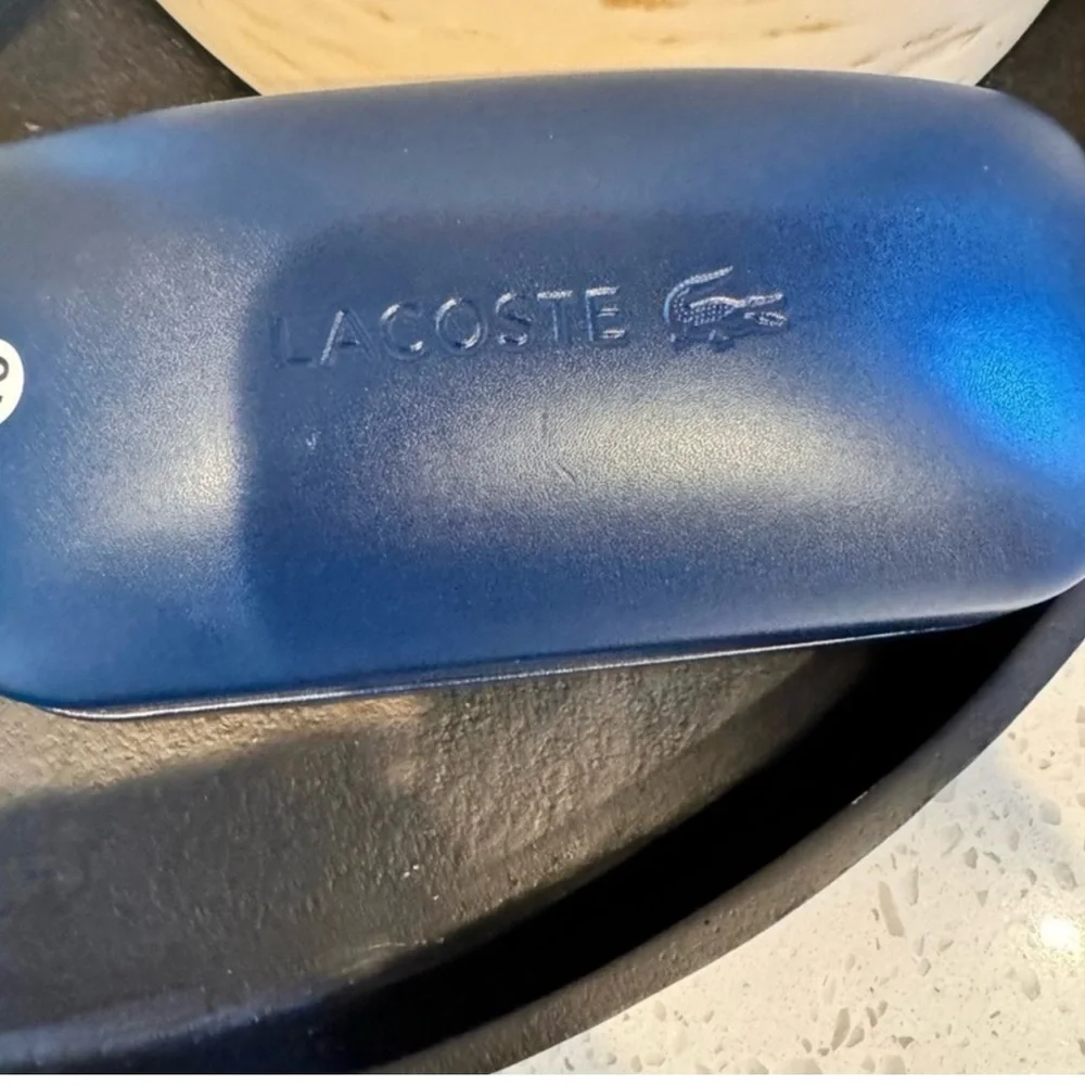 Lacoste Gold Frame Sunglasses with Light Yellow Lenses